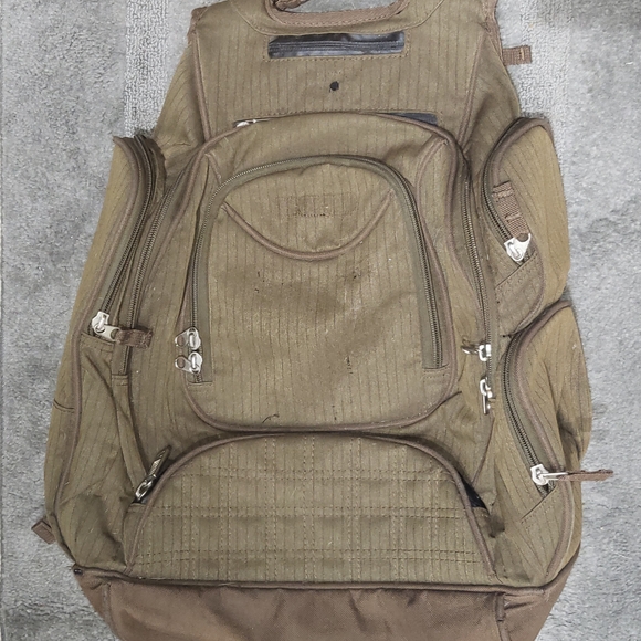 OGIO Olive Brown Backpack - Picture 1 of 4